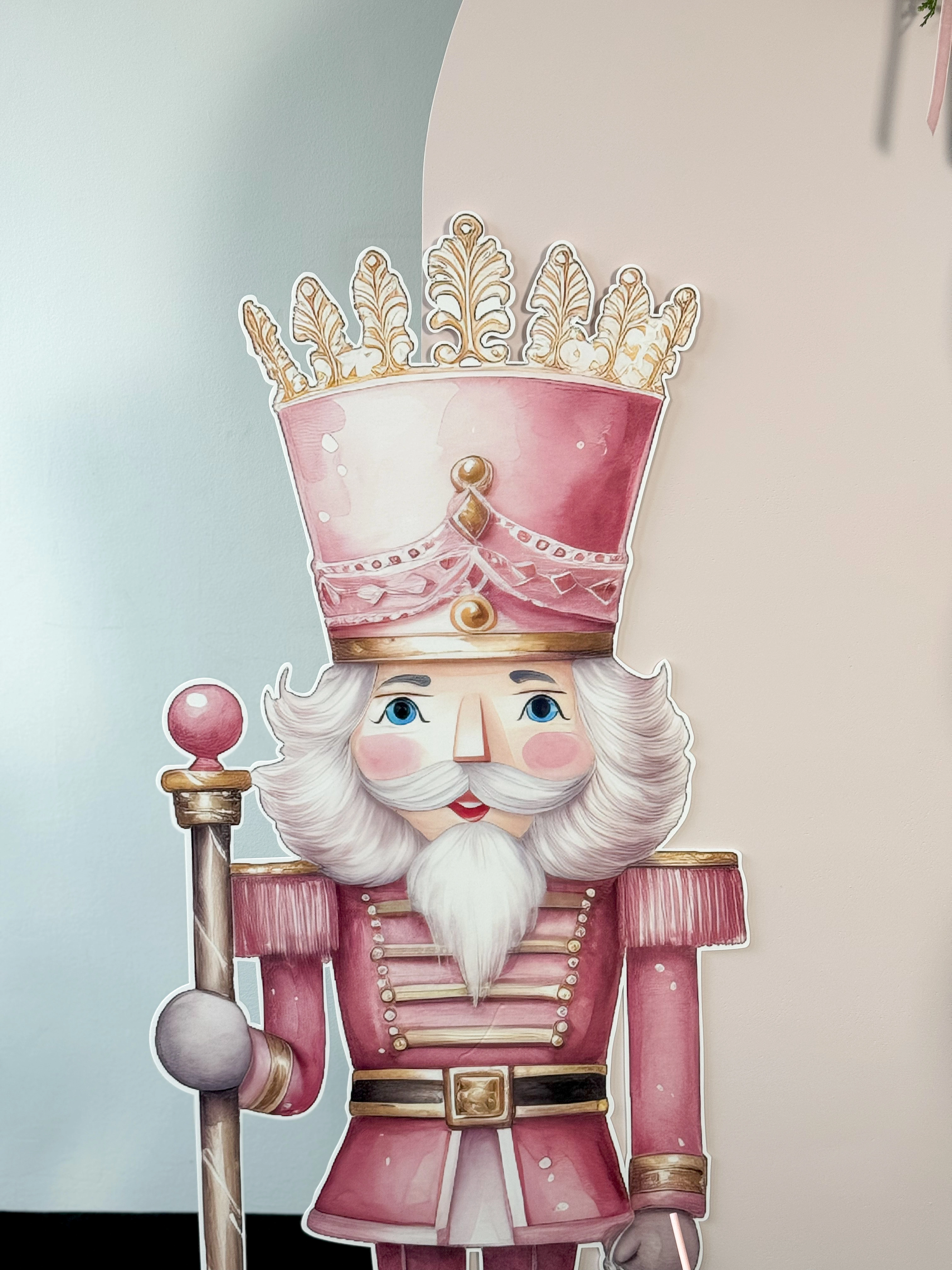 Dekoracje wielkoformatowe na świąteczne eventy - Różowe Święta - SPOKO MOTYW